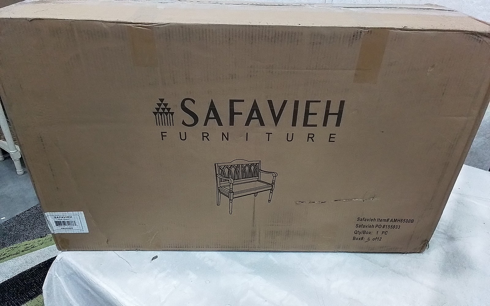 Safavieh BENJAMIN BENCH, Reduced Price 2172784142 AMH6500B