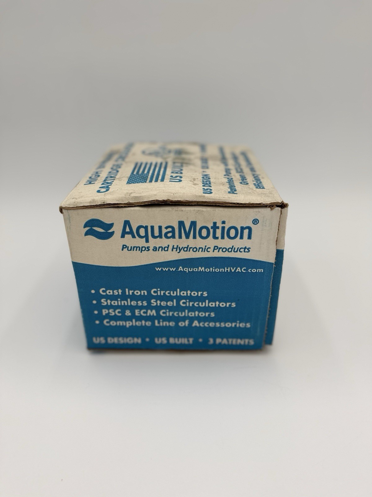 AquaMotion AMR-S3F1 Circulator Pump with Three Speed - Stainless Steel