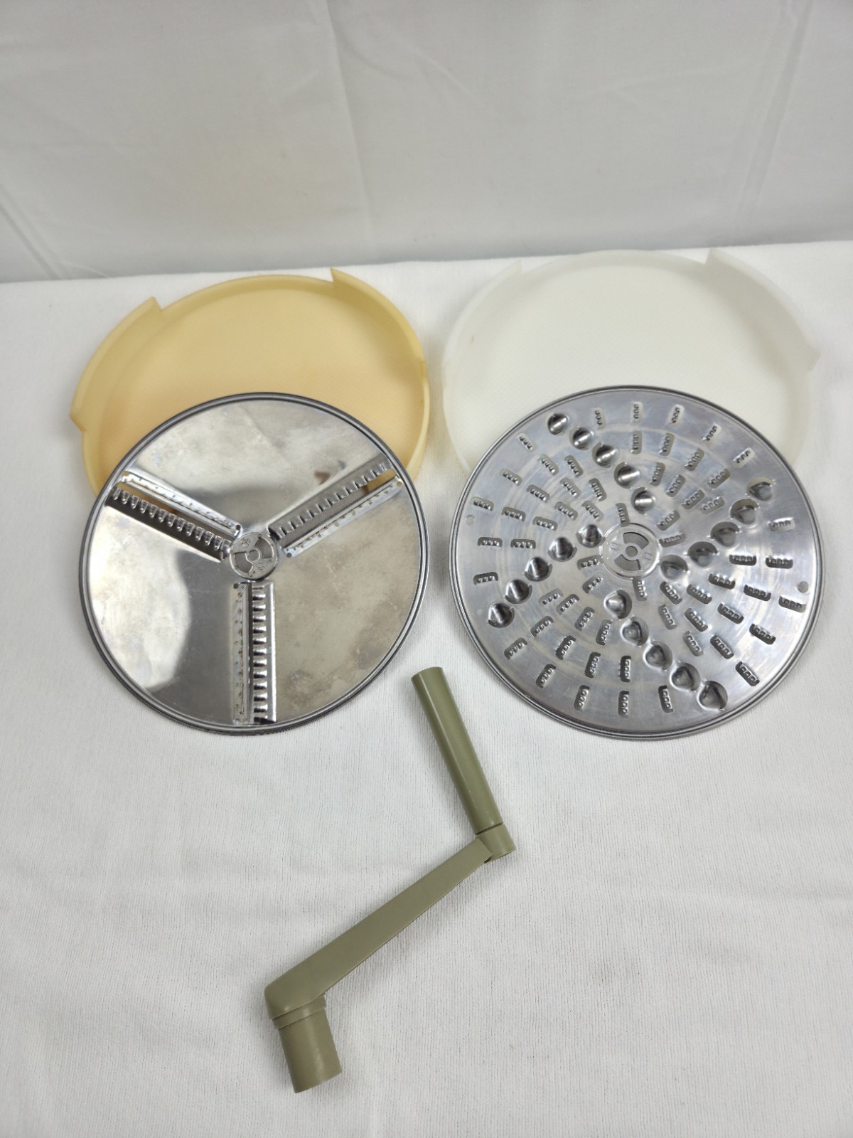 POPEIL'S Kitchen Magician Parts Disk Sides A,B,C &D Handle Guards Vintage 1970