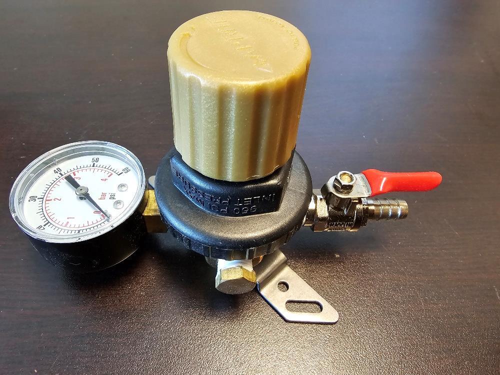Taprite CO2 Nitrogen Secondary Regulator - 1 Body / 1 Pressure Beer CO2 New