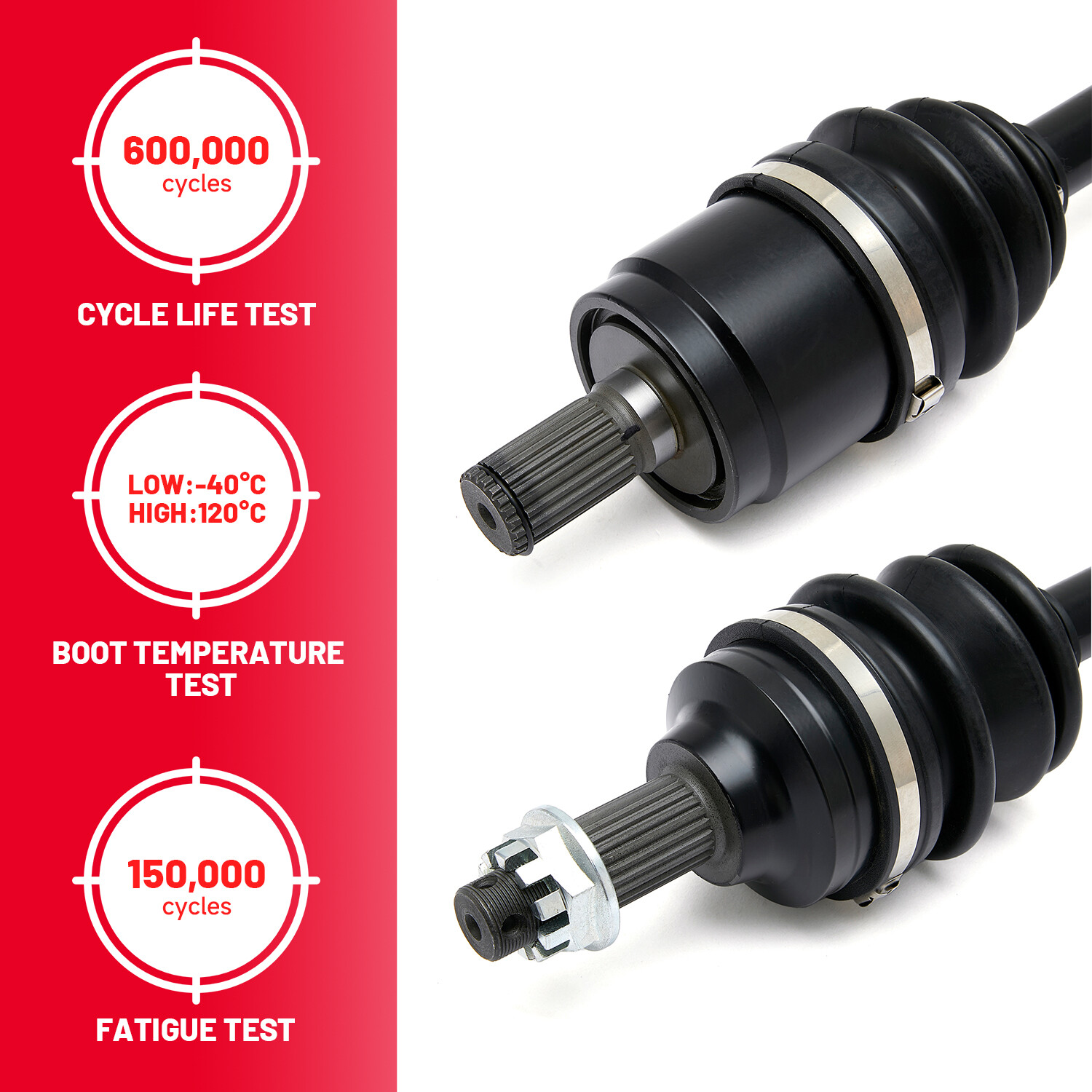 Rear Left & Right CV Axles for Honda Foreman Rubicon 500 TRX500 TRX520 2020-2021