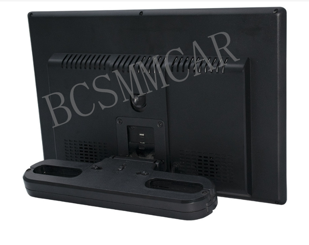 Pair Car Rear Seat TV Player 4K Video Touch Screen Music Headrest Monitor 2G+32G