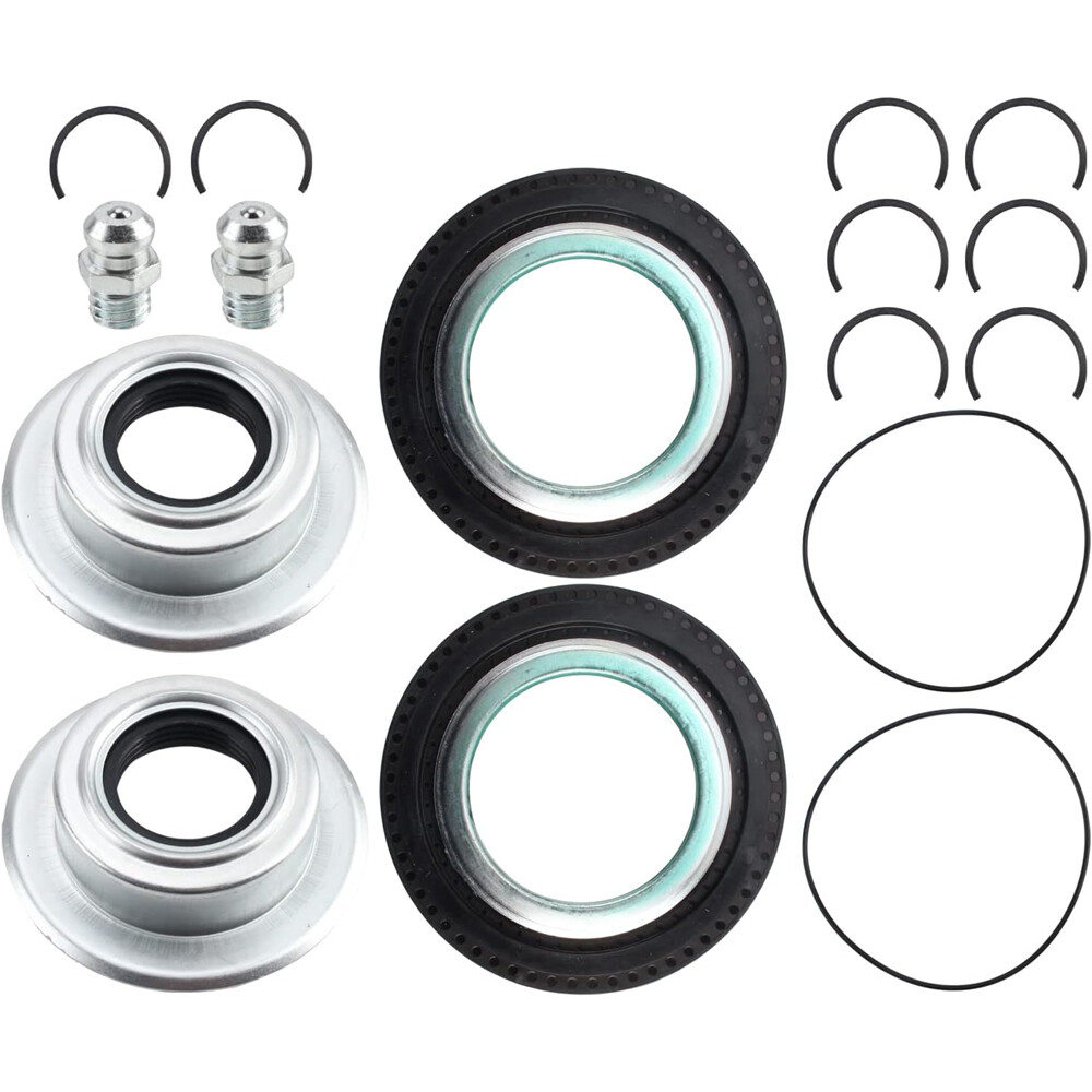 Front Axle Seal & Greaseable U Joint Kit for 05-14 Ford Ford F250/350 Super Duty