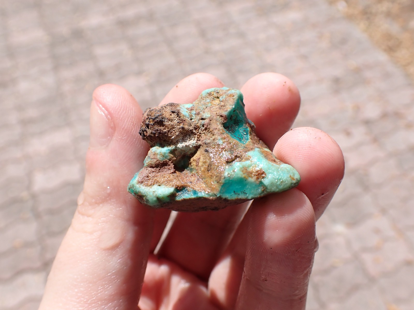 Gem Silica Rough 25.8g Ray Mine 1980's Greens and Blues - Translucent!