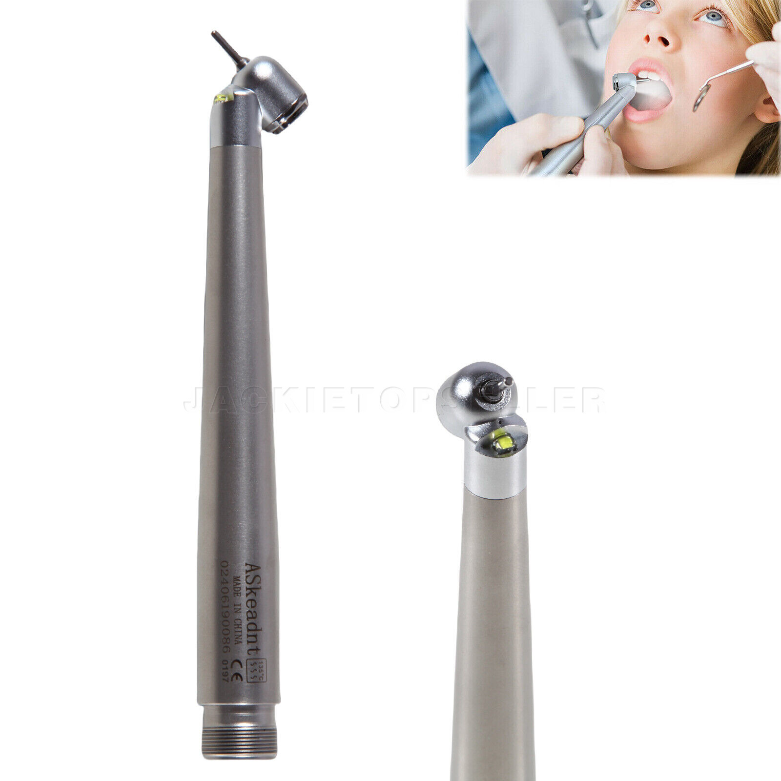 45° Surgical NSK PANA MAX Style Dental Pieza de mano alta velocidad 2Hole Borden