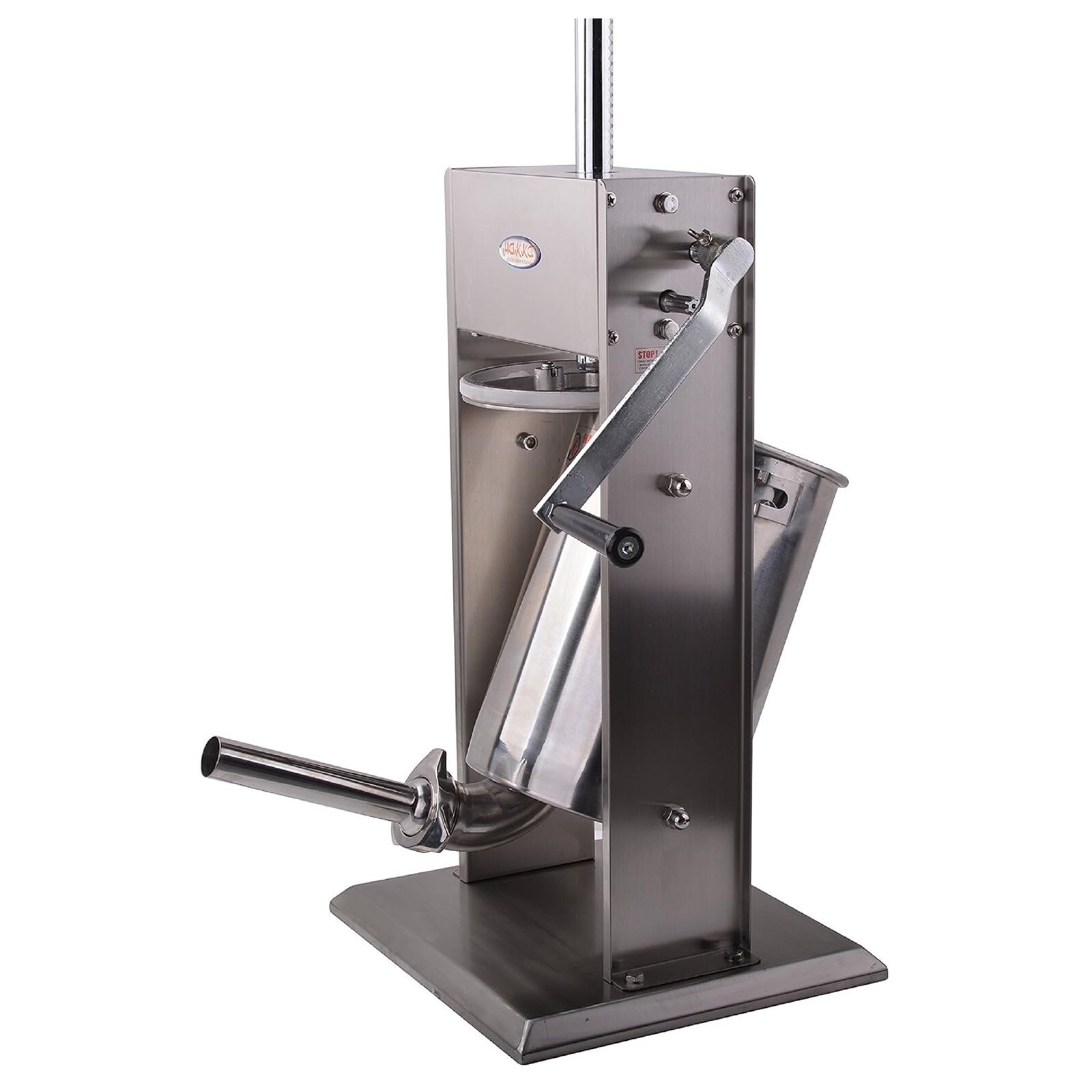 Hakka Vertical Sausage Stuffer 32LB 15L Manual Stainless Steel Meat Filler Maker