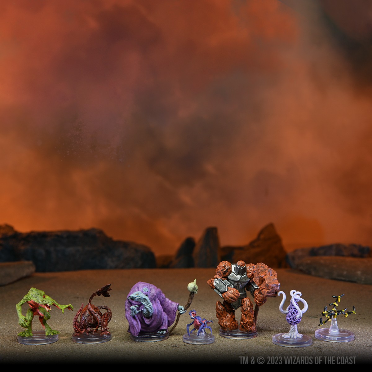 D&D Icons of the Realms Sand & Stone 8 ct Booster Brick