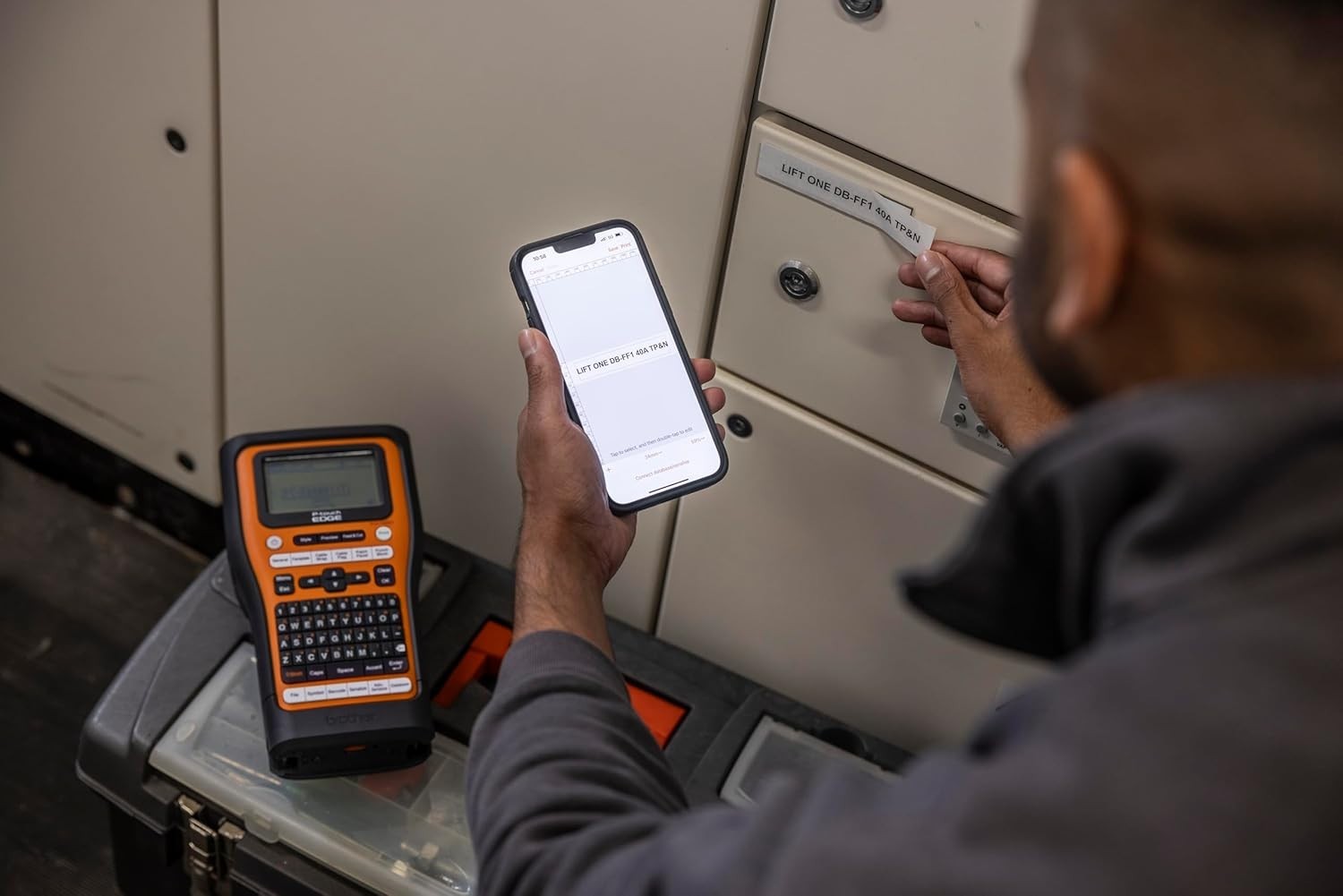 Brother PT-E560BTVP Edge Industrial Label Printer Bundle(Bluetooth & up to 24mm)