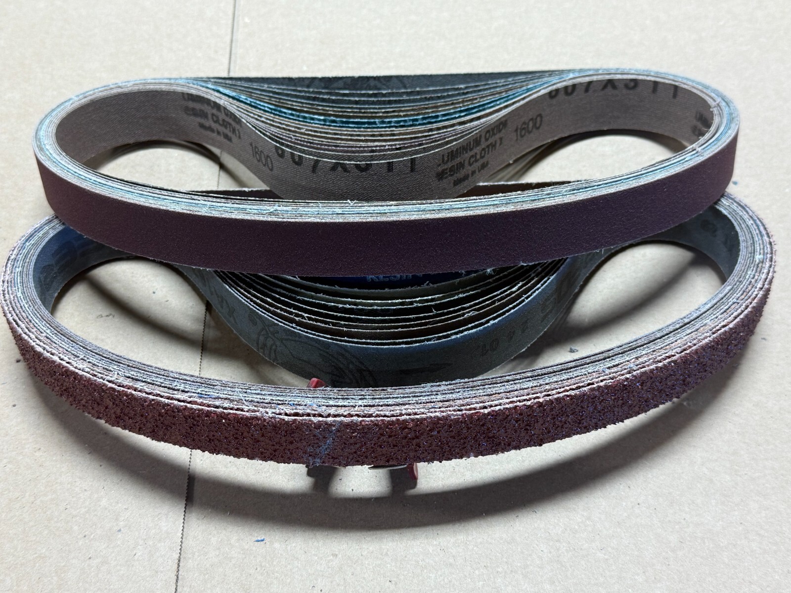 1" X 30" Sanding Belts 28 Pack Asst. Silicon Carbide, Aluminum Oxide , Ceramic