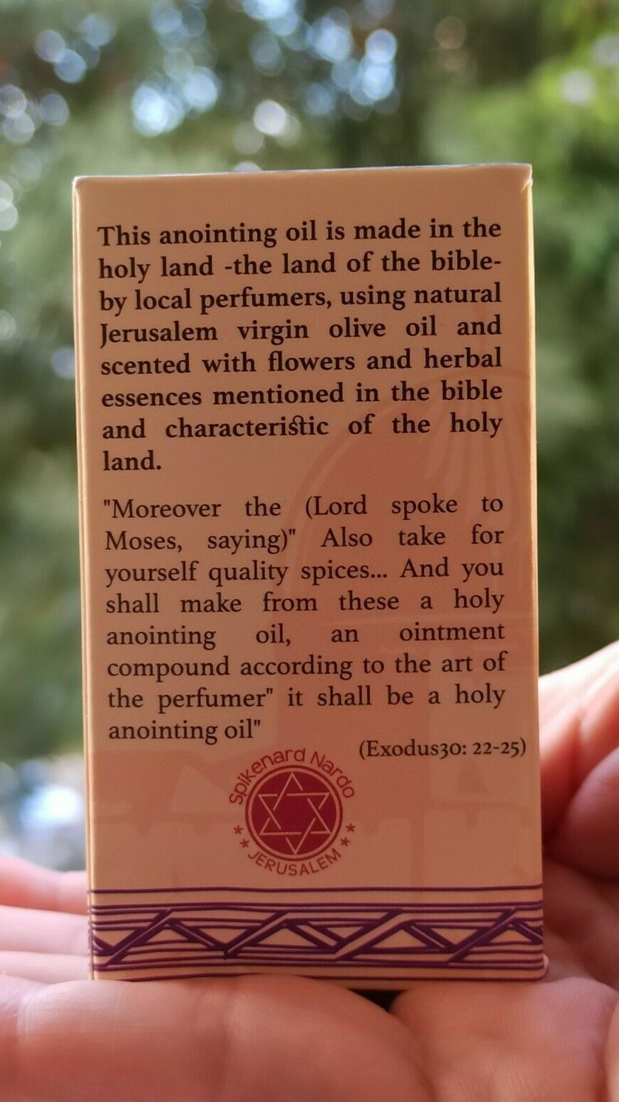 Spikenard Nard Oil Anointing Jerusalem Scent Nardo Holy Oil Biblical Spices 10ml