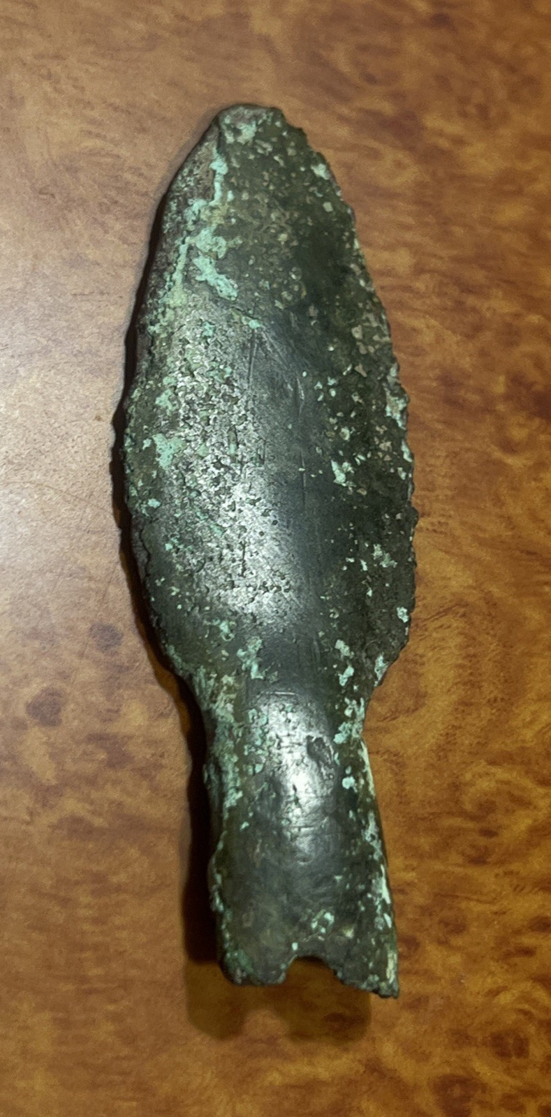 Exceptional Copper Culture Native Copper Socketed Ovate Spear, Great Lakes