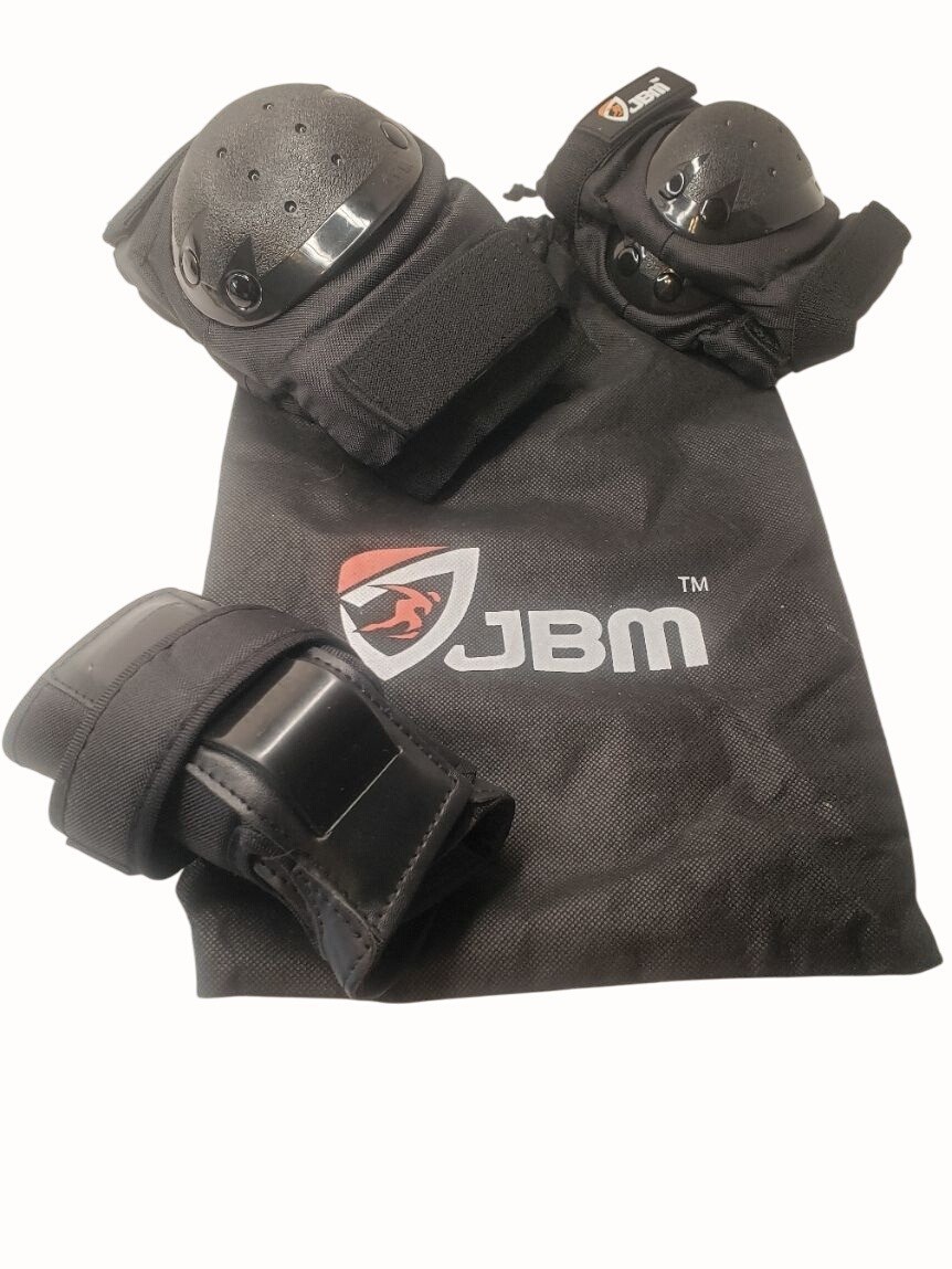 JBM Kid Knee Elbow Wrist Pads Guards Skating Scootering Skateboarding Size S