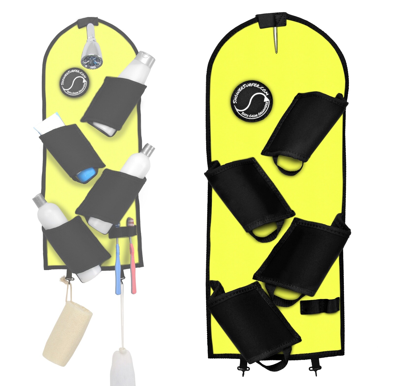 Shower & Bath Organizer - RV Camper Storage Caddy - Neoprene Fabric for Bathroom