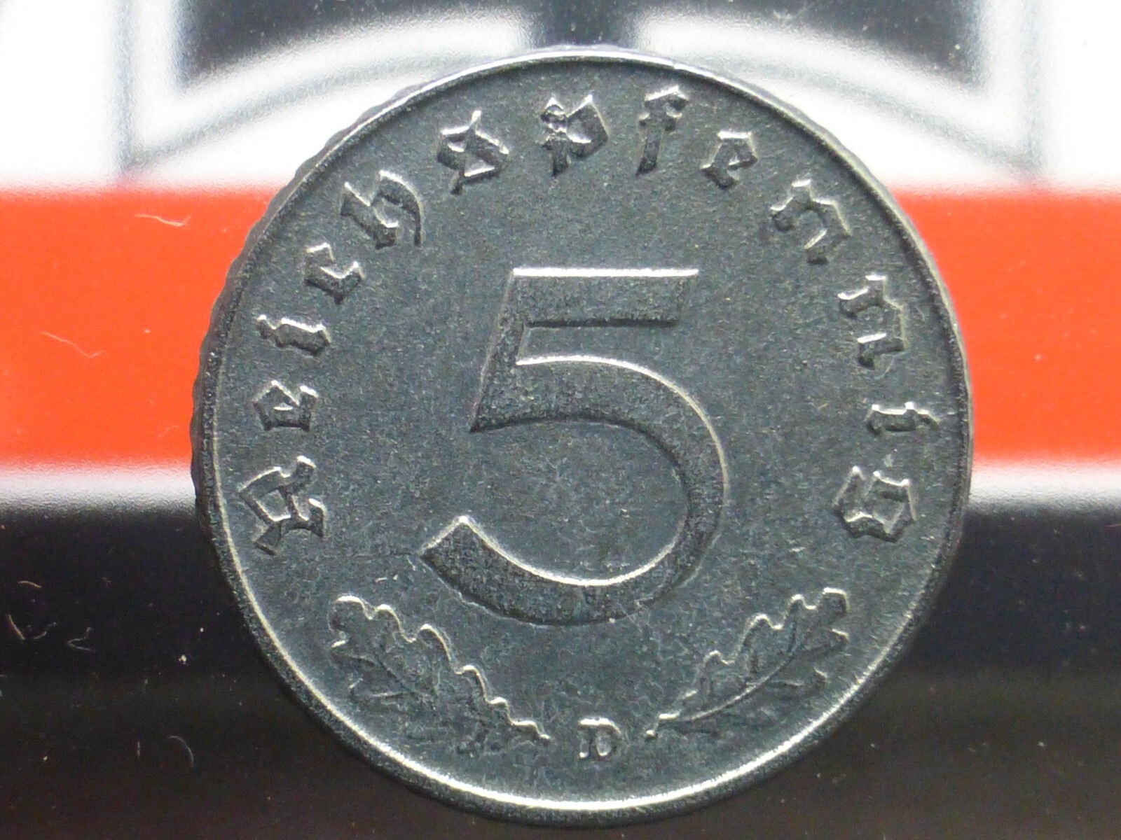 Nazi Germany WW2 Coin - 5 Reichspfennig Genuine Old Third Reich Rare Zinc Issue