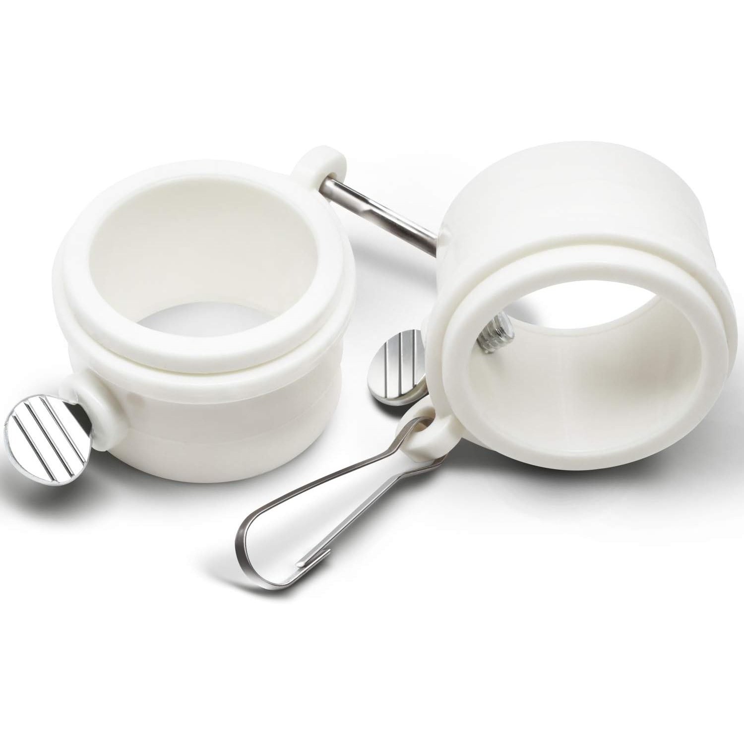 Anley 2Pcs Flag Pole Mounting Ring Clip - Rotating Flapole Mounting Rings 1 inch