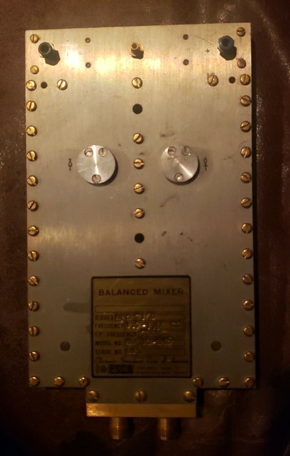 ESCA Balanced Mixer Model 40312-246 – HPA 2150 Diodes – 1.7–1.99 GHz – IF 70 MHz