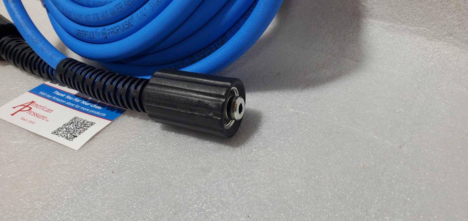 UBERFLEX Kink Resistant Pressure Washer Hose 1/4" x 50' 3,100 PSI