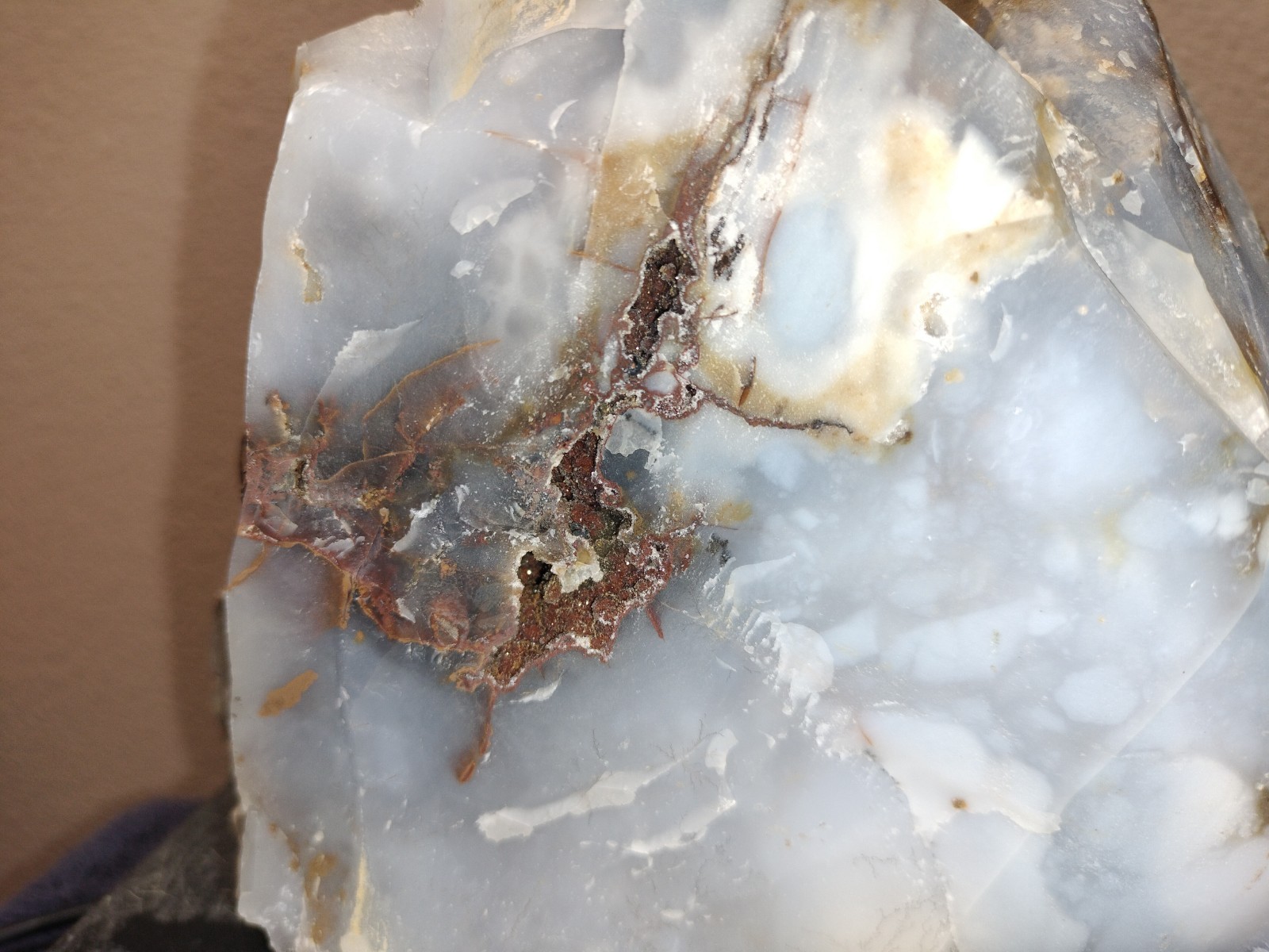 11.7LB UV Polka Dot Agate Rough From Ashwood, OR USA Cabochon/Slab Stock #25