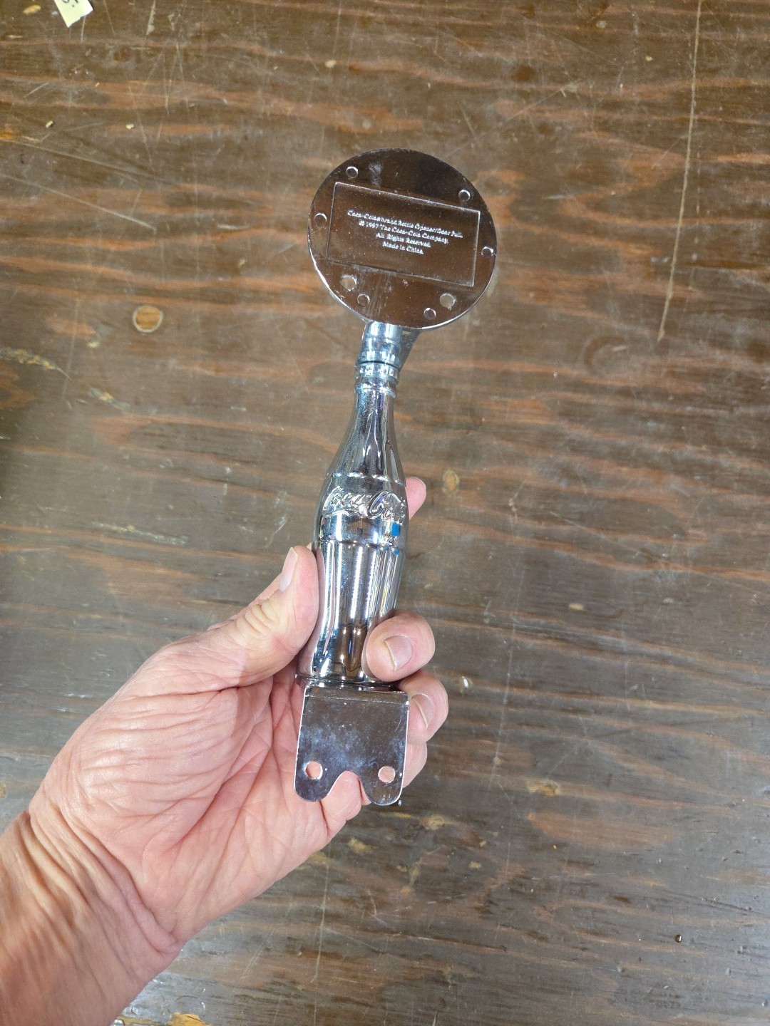 Coca Cola collectable door handle Bottle Opener