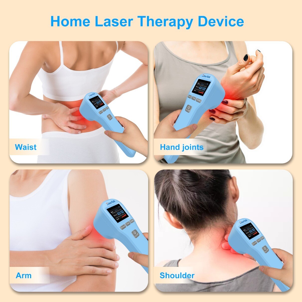 Red Light Therapy 650nm 808nm Infrared Professional For Full Body Pain Relief