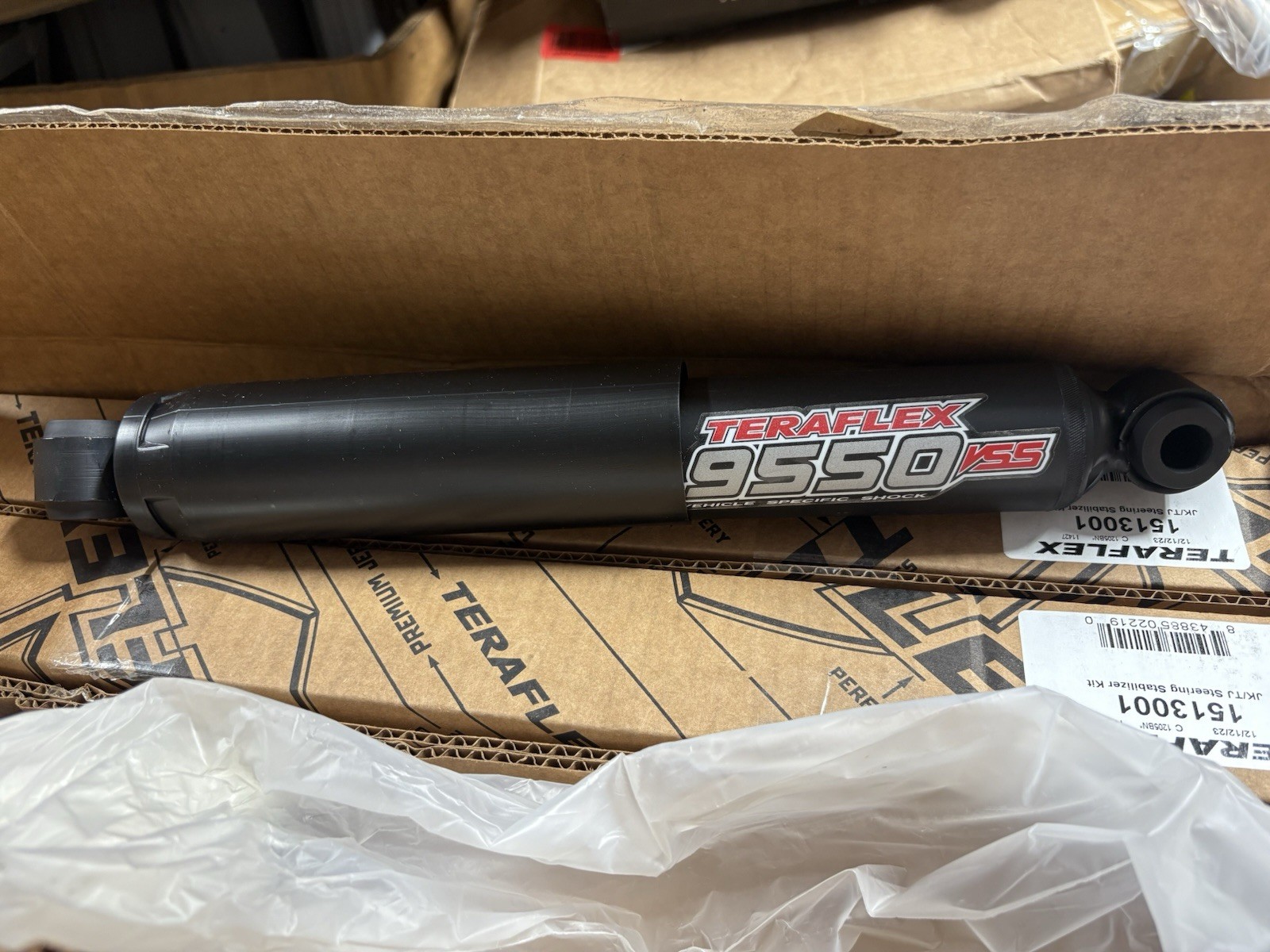 Teraflex Steering Stabilizer Stock Tie Rod Wrangler TJ JK  / Unlimited LJ 151300