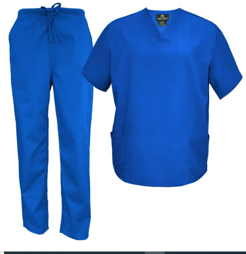 Unisex Scrub Sets Plus Sizes 4XL and 5XL Extra Big Scrubs for Men & Women BP101