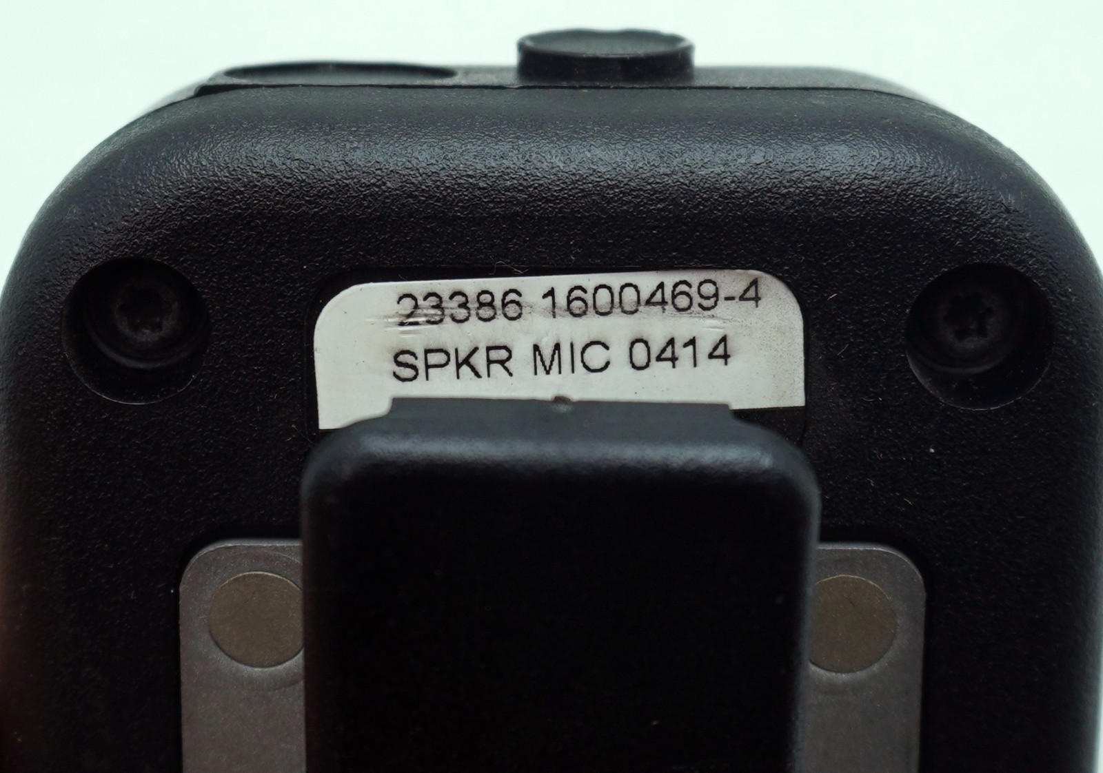 Thales PTT Radio Speaker Microphone Mic 23386 - 1600469-4 - 6-Pin