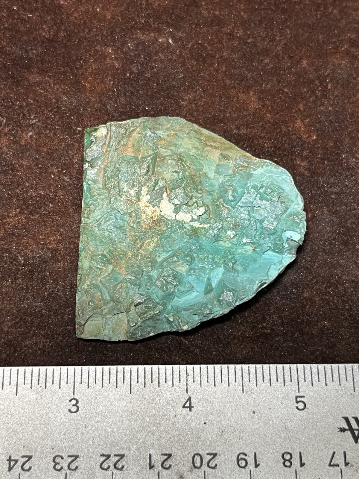 Bagdad Mine Gem Silica Chrysocolla 42 High Grade Old Stock Rough Arizona