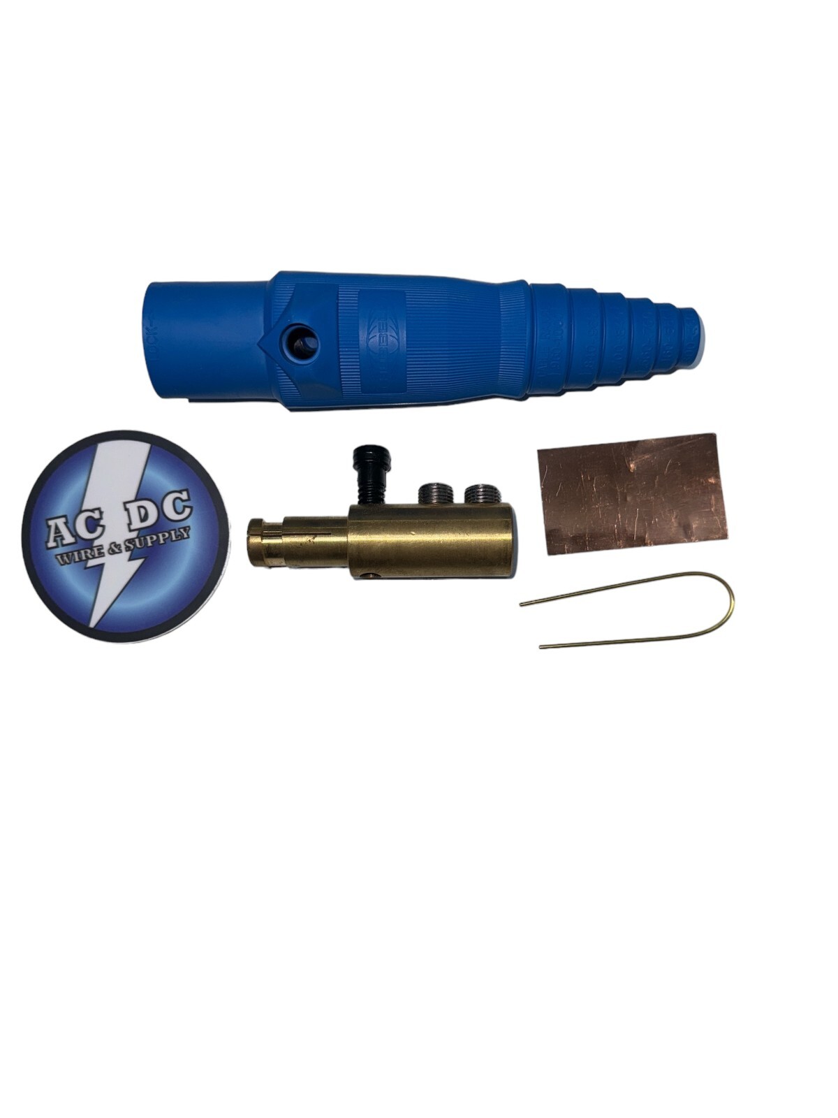 Hubbell HBL300 Cam-Lock Wire Set 6G - 2/0 Male Camlok Connector kit series 16