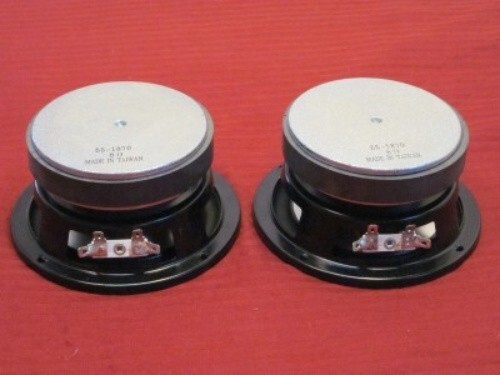 NEW (2) 5" Woofers Replacement Speakers Home Audio Pair 8ohm five inch midrange