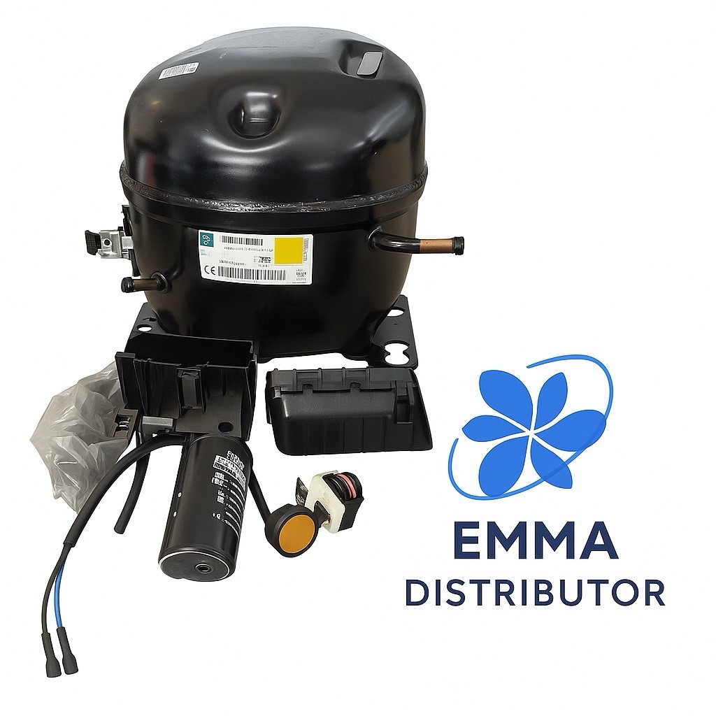 Tecumseh AE4450Y-AA1A Compressor 1/2 HP 115V/1PH/60HZ BTU/H=5450 3TUBES R134A