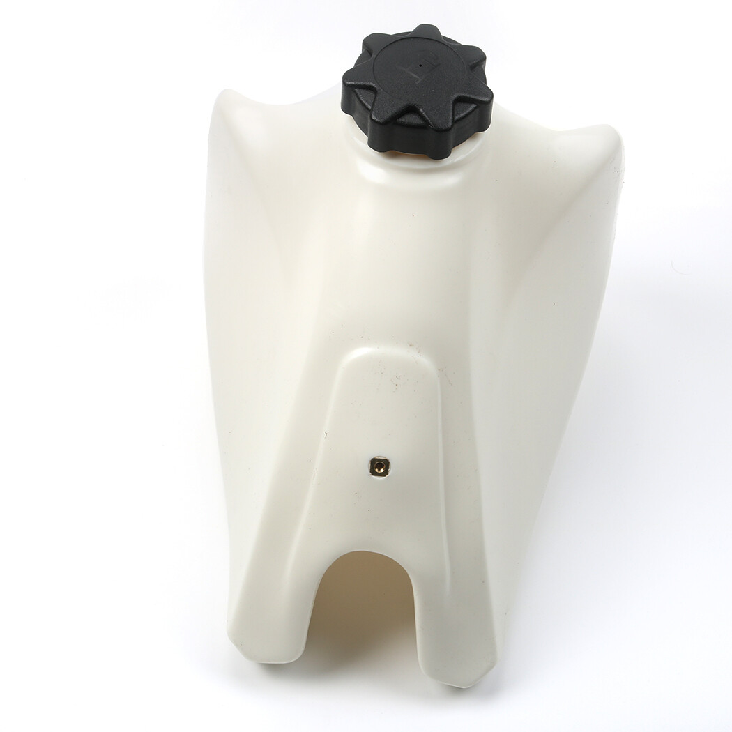 For Honda XR200R 1985-2002 Plastic Fuel Tank & Gas Cap Petcock Valve White