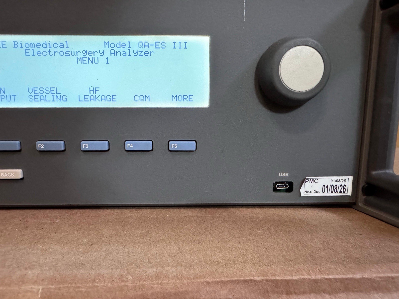 Fluke QA-ES III Electrosurgical Tester and Analyzer, come with Pelican 1607