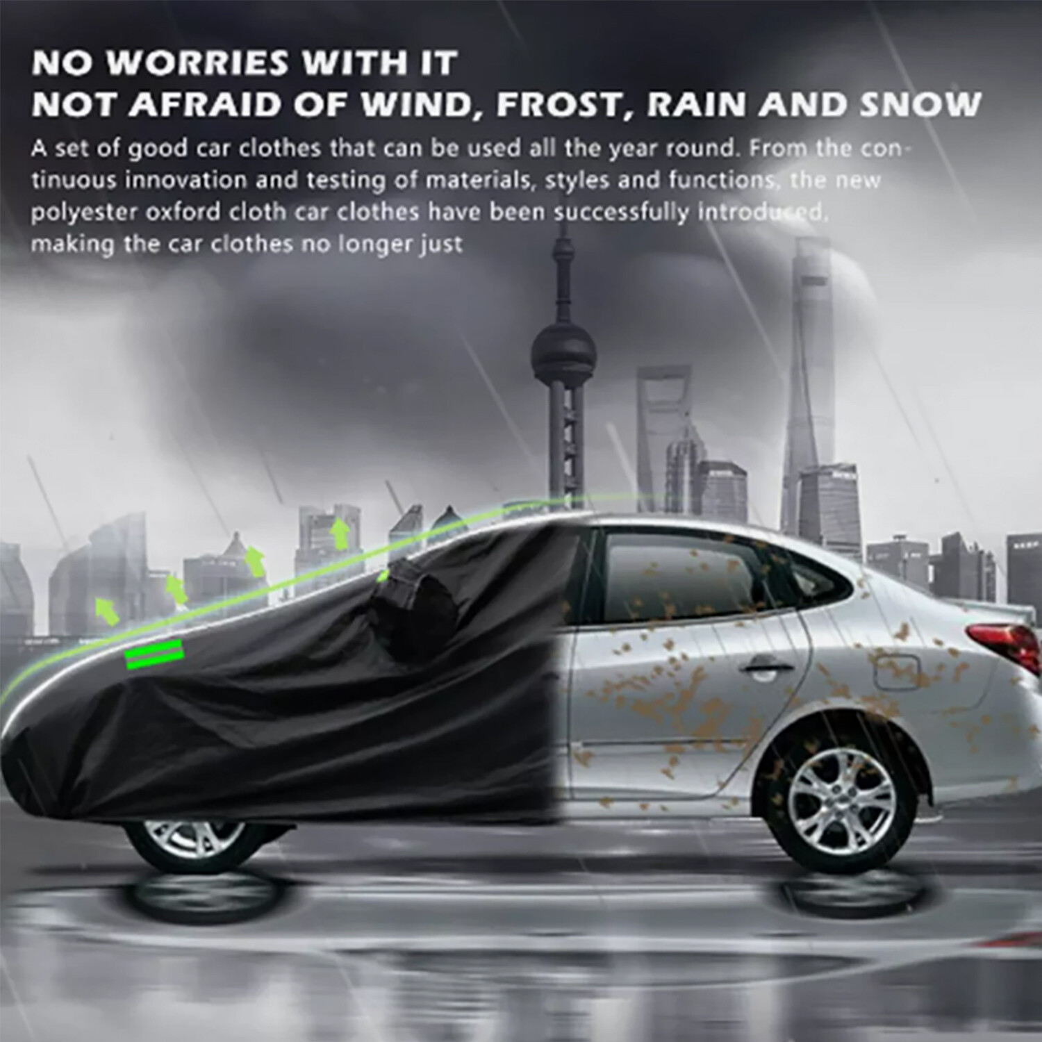 For Ford Mustang Full Car Cover Outdoor Waterproof Sun UV All Weather Protection