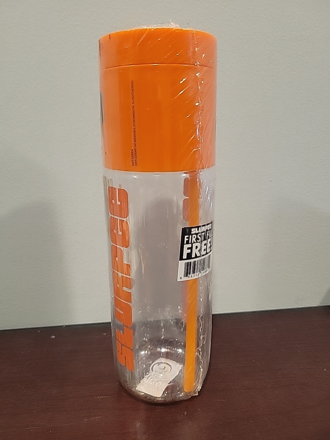 Detective Pikachu Slurpee 7 Eleven Clear Plastic Cup Tumbler 24oz New Sealed