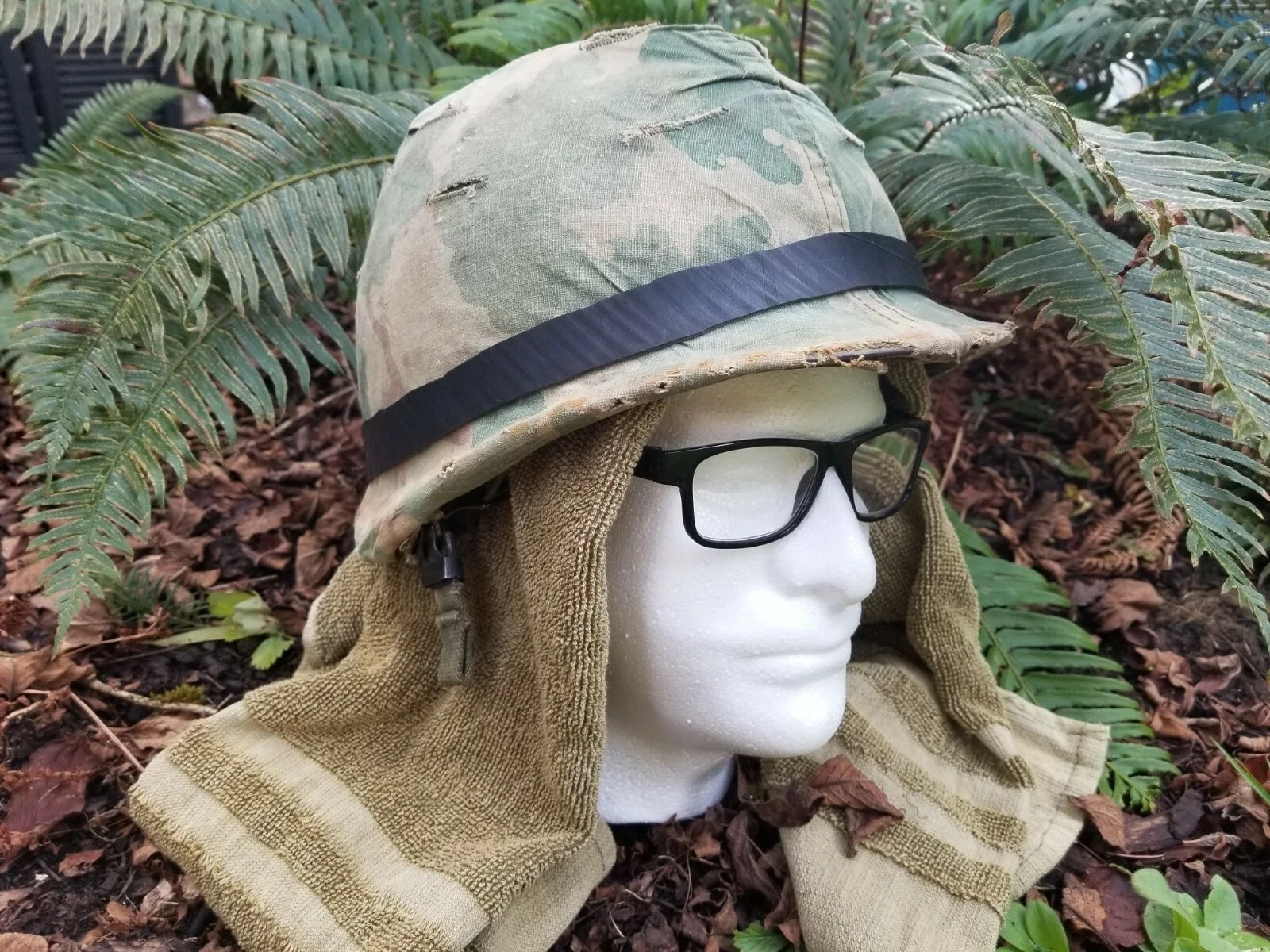 1 Vietnam War Rubber Inner Tube M1 Helmet Band  USMC USGI ARVN