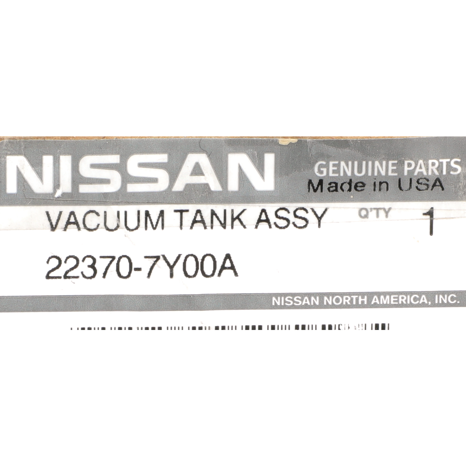 NEW OEM Genuine 2004-2016 Nissan Titan Vacuum Tank 22370-7Y00A 223707Y00A