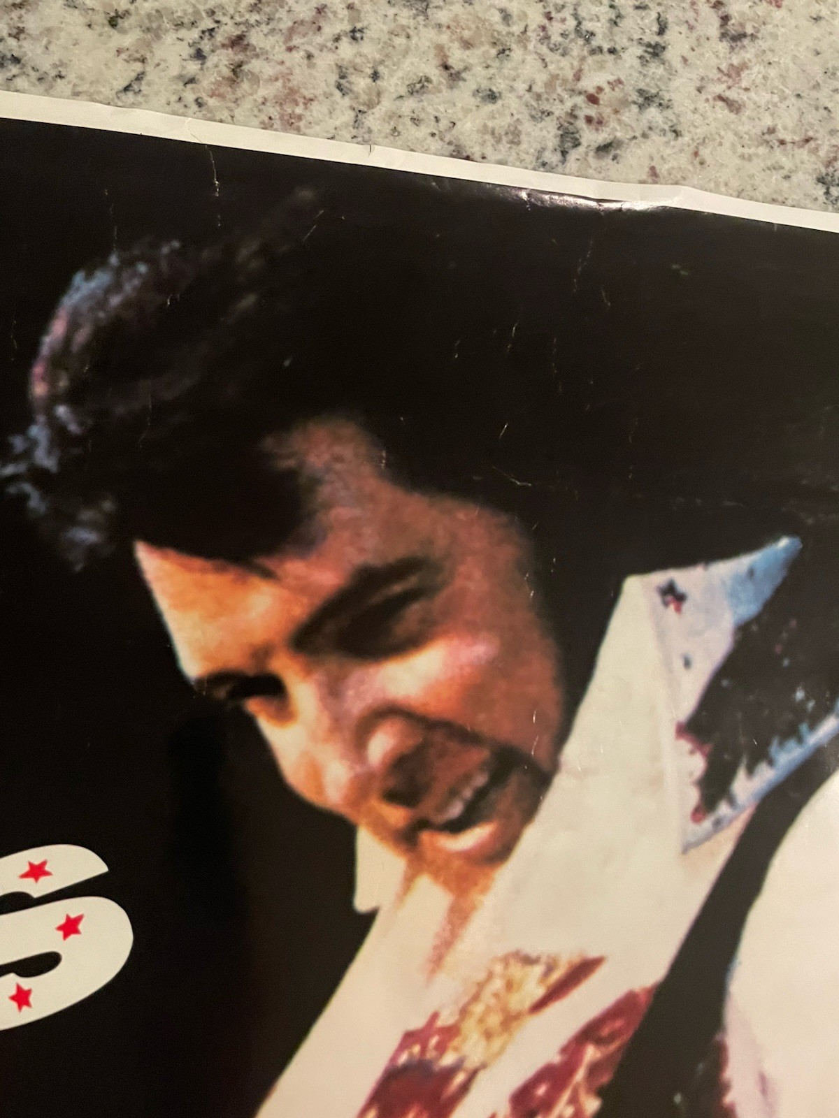 Elvis Poster 1972 Original Rare King of Rock & Roll 23” X 35”