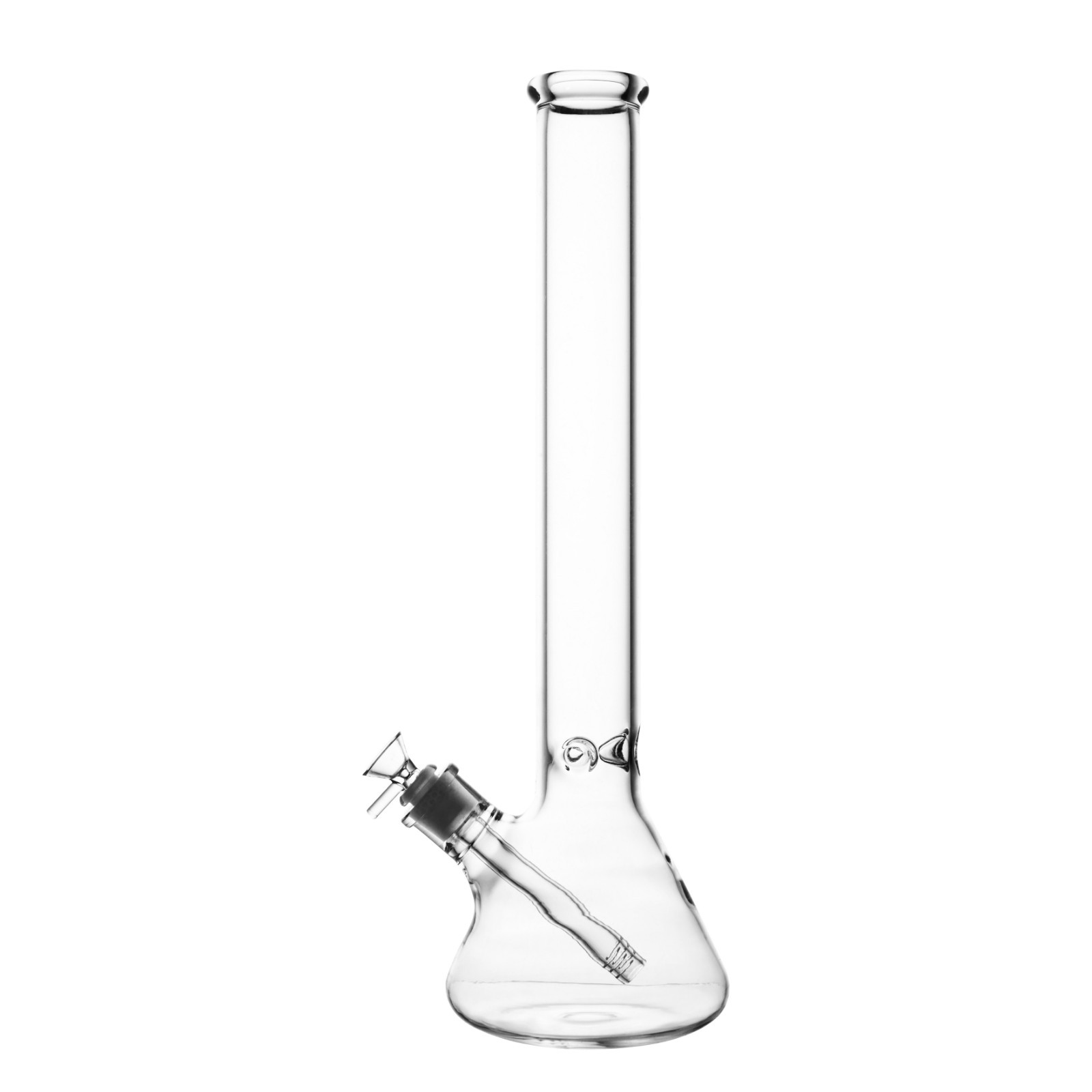 18 Inch 6mm Heavy Thick Glass Bong Water Pipe Smoking Beaker Perc Bongs