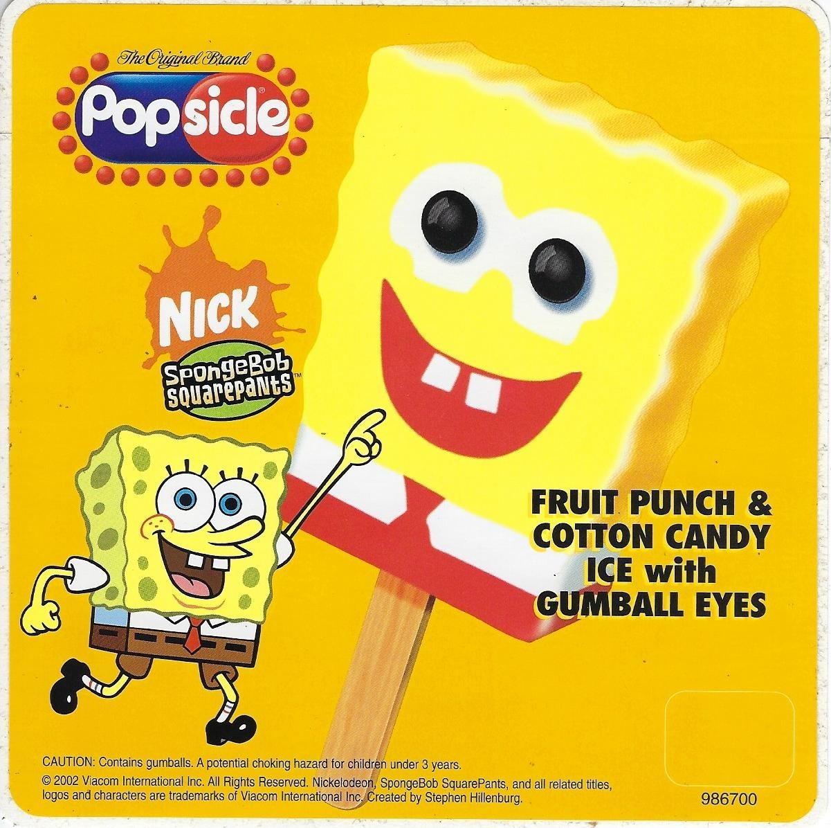 Sponge Bob Ice Cream Truck Sticker  6" x 6" FREE SHIPPING