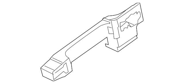 Genuine Nissan Driver Left Front Door Handle Bracket 80611-9BL0A