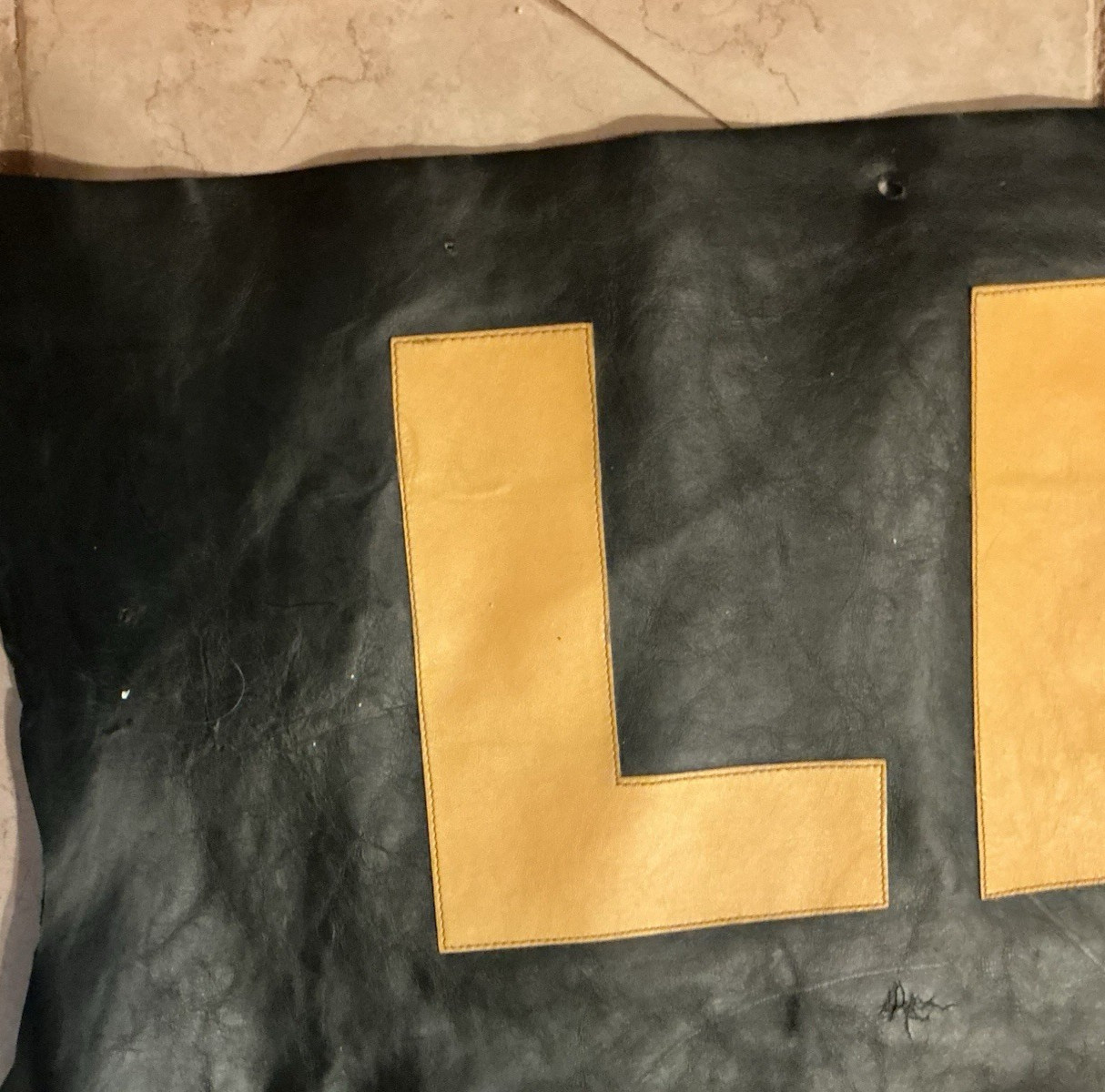 RARE Original Vanson Leathers leather motorcycle dealership banner sign 8ft x 3+