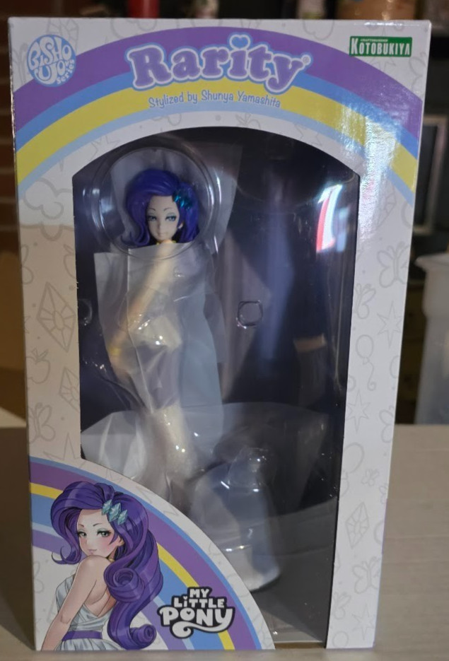 My Little Pony Rarity Bishoujo 1:7 Scale Statue - ReRun. NIB.