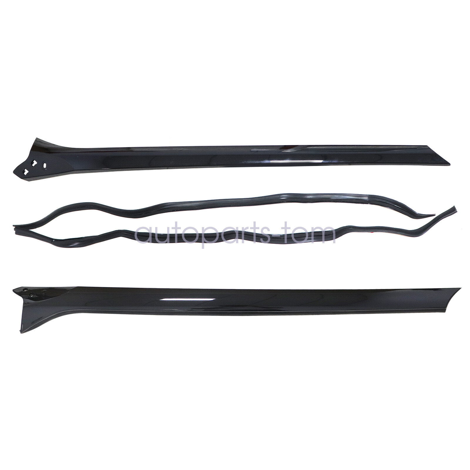 2Pcs Left + Right side FRONT A-PILLAR TRIM Molding For Range Rover 2013-2021 US