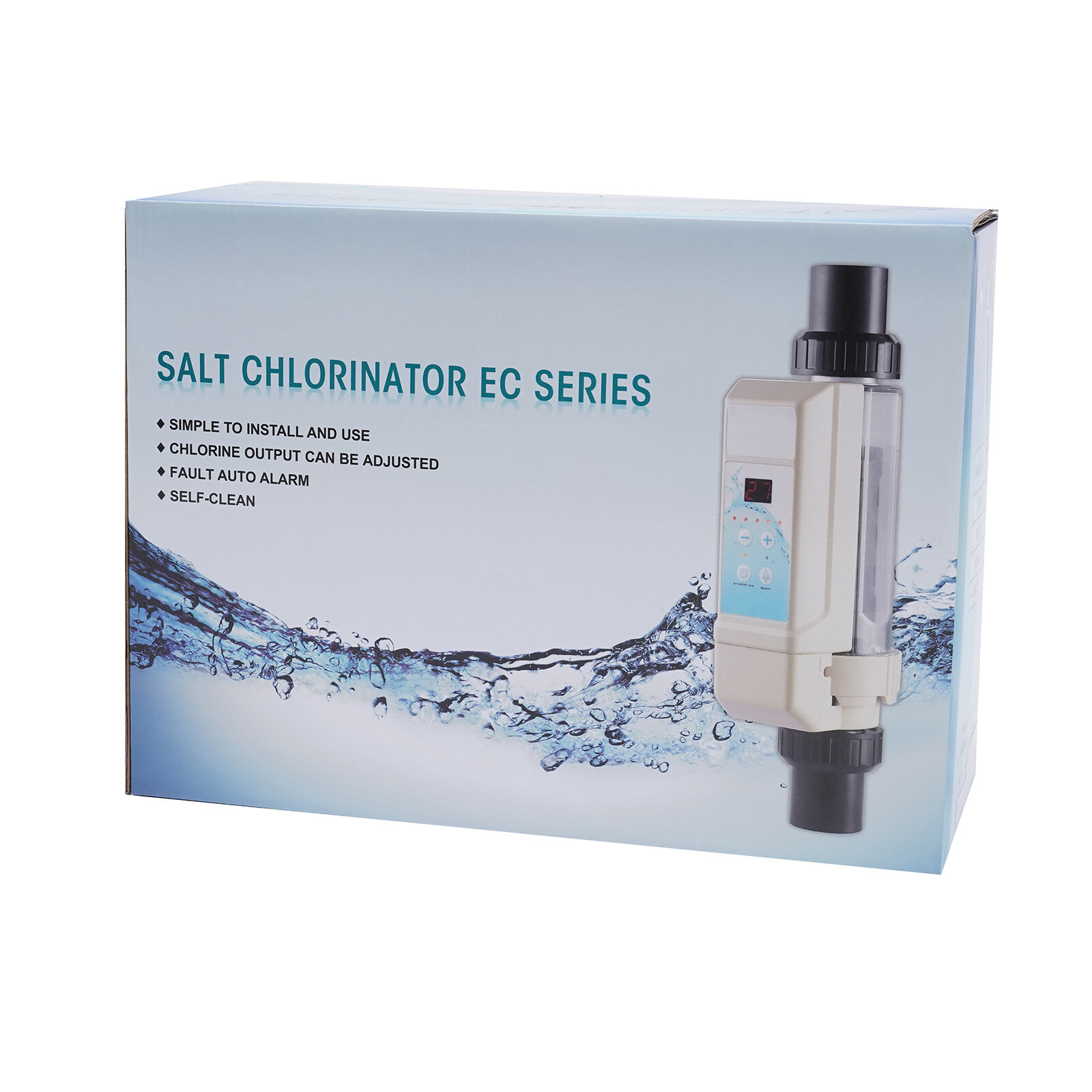 Complete Salt Water Pool Chlorine Generator System for 26000 Gallon Chlorinator