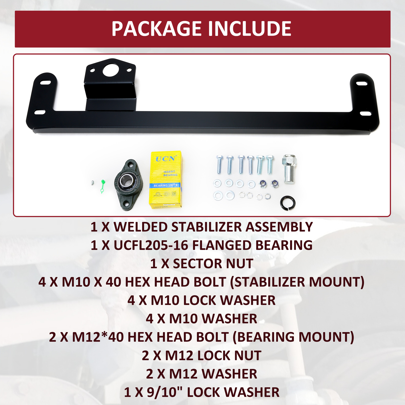 Steering Gear Box Stabilizer Bar Brace For Dodge RAM 2500 RAM 3500 03-08 4WD 4X4