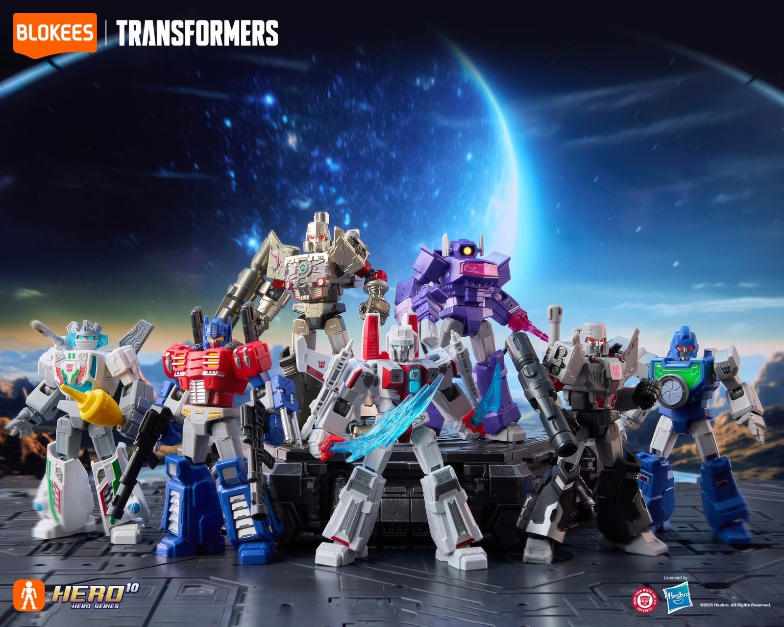 Blokees Transformers Shining Version 4 Shattered Glass Starscream Model Kit