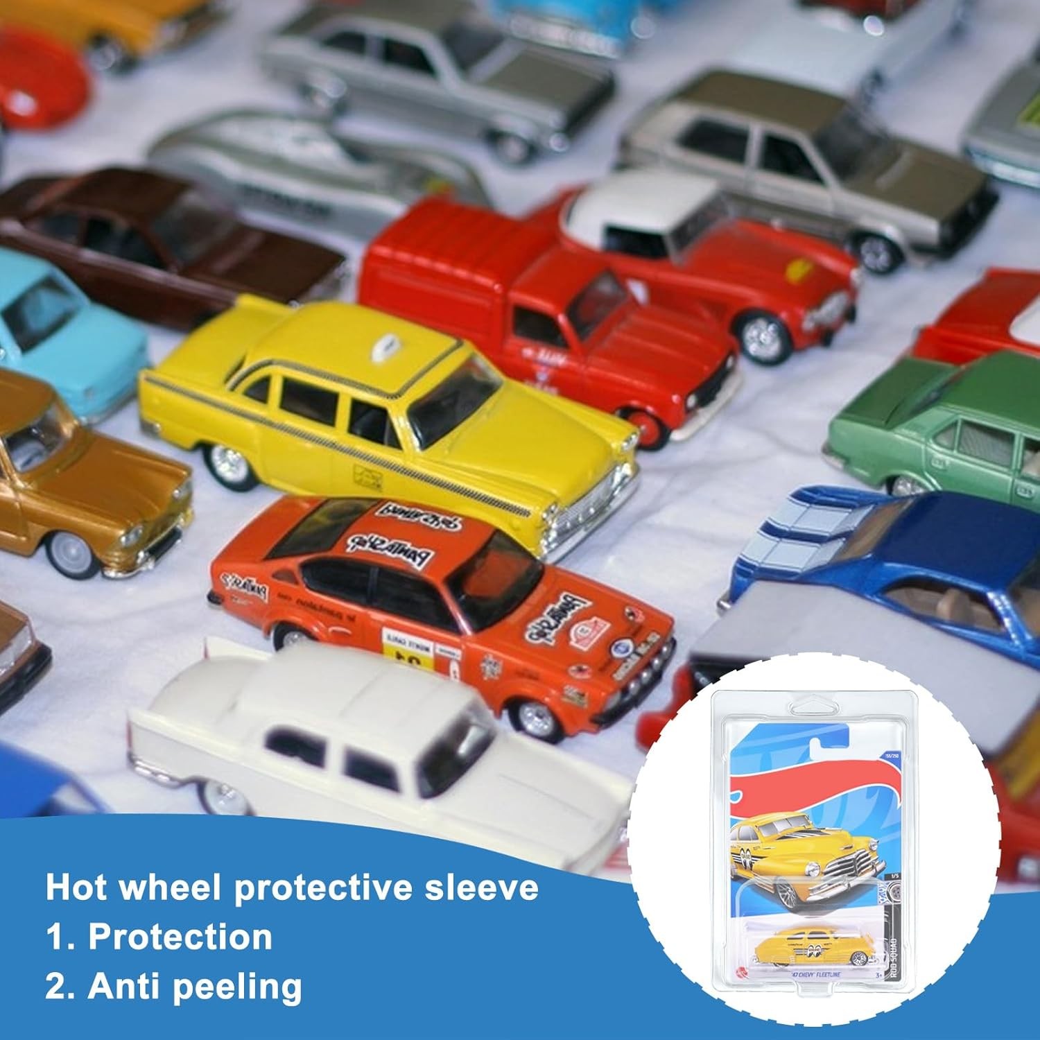 12Pack Clear Protector Case Plastic Display For Hot Wheels & Matchbox Basic Cars
