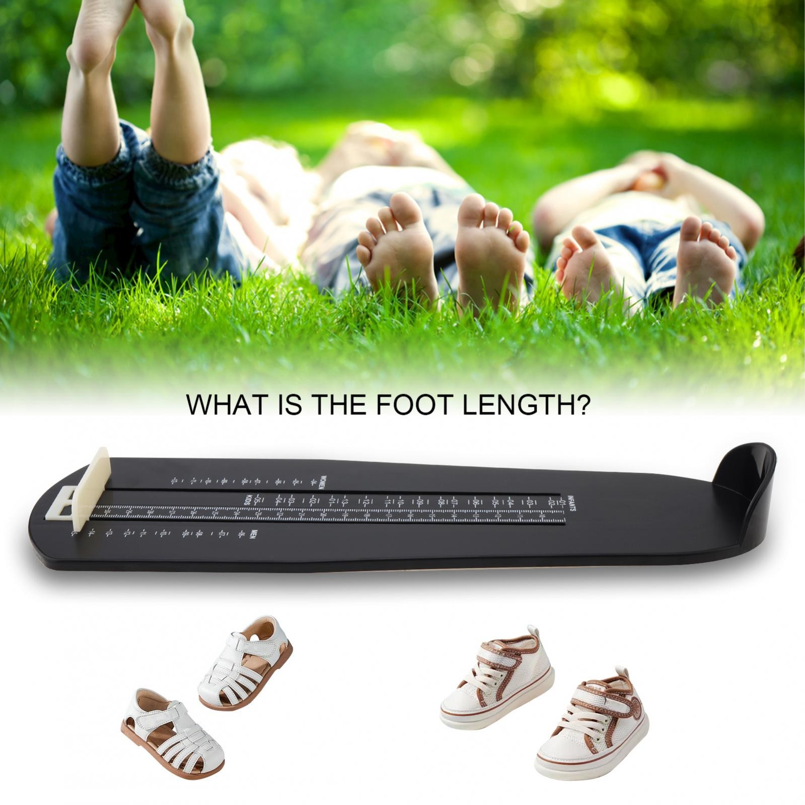 US Standard Foot Measuring Device for Men / Women / Kids Shoe Sizer Measuring