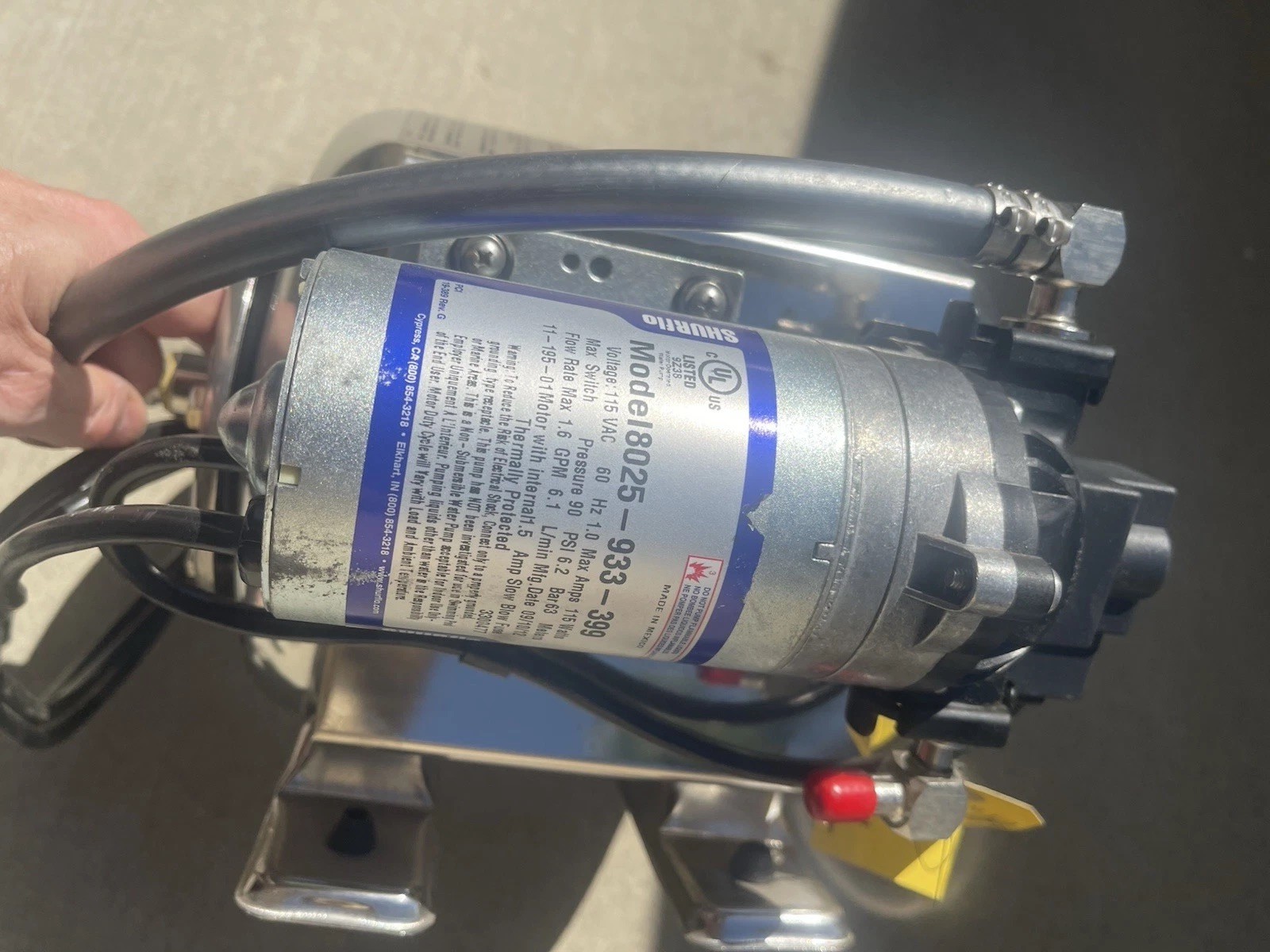 ( NEW) 2022 Shurflo 804-023 Water Boost System Fountain Drink Water booster B